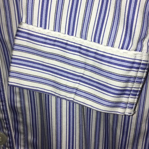 LAUREN RALPH LAUREN STRIPED SLEEP SHIRT - Picture 4 of 5